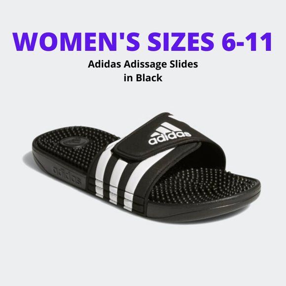 NEW Women's Adidas Adissage Slides - Picture 1 of 12
